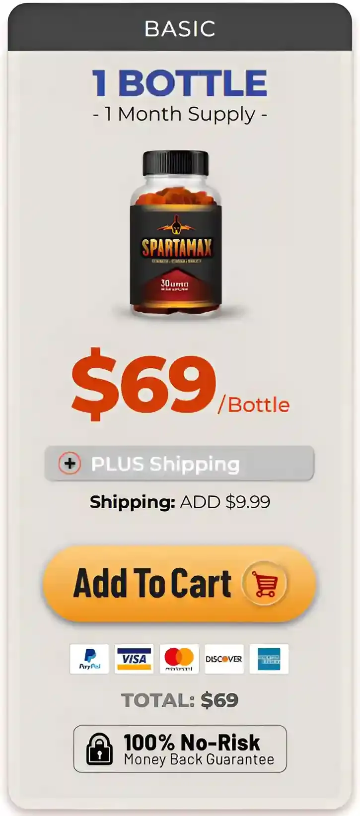 SpartaMax 1 bottle buy